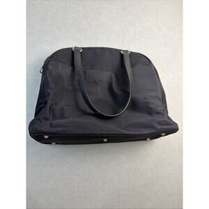 Lo & Sons OG O.G. Laptop Large Black Bag Tote Weekender Leather Handles Sleeve